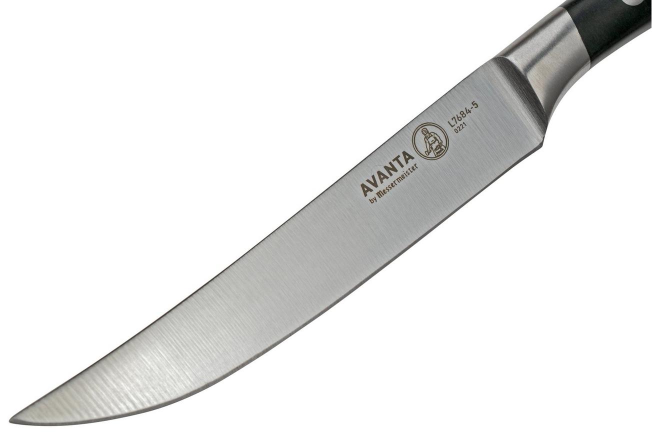 Messermeister Avanta L7684-5-4S, 4-delige steakmessenset, zwart
