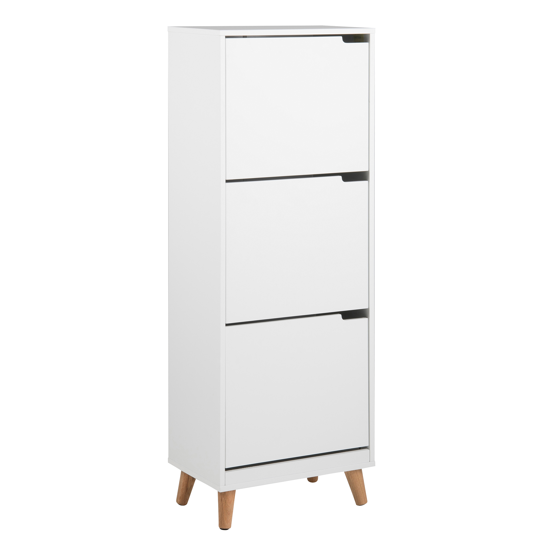 Schuhschrank MITRA - weiß - 47 cm breit