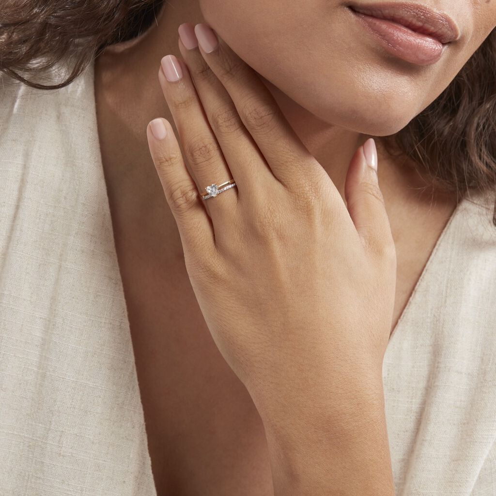 Bague Serafine Or Jaune Oxyde De Zirconium