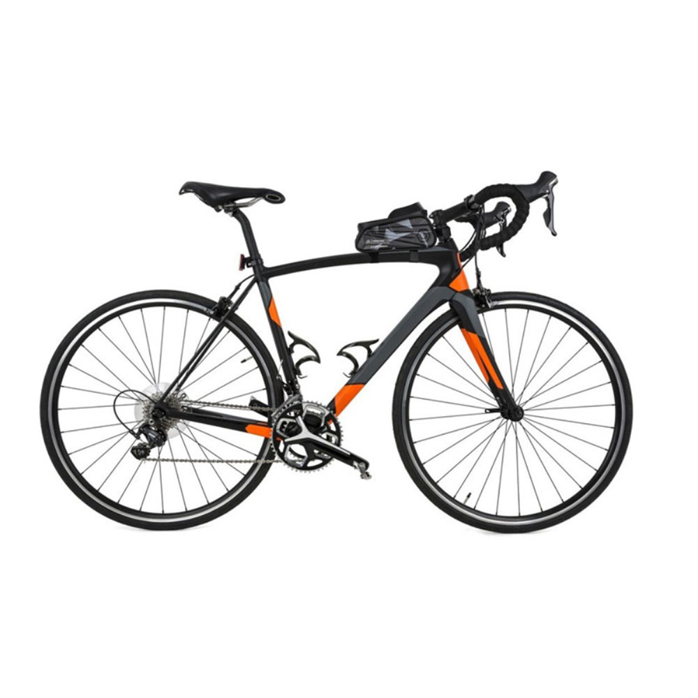 Spritzwasserfeste Gravel Bike Velo Smartphone Tasche für den Fahrrad Rahmen (bis 7
