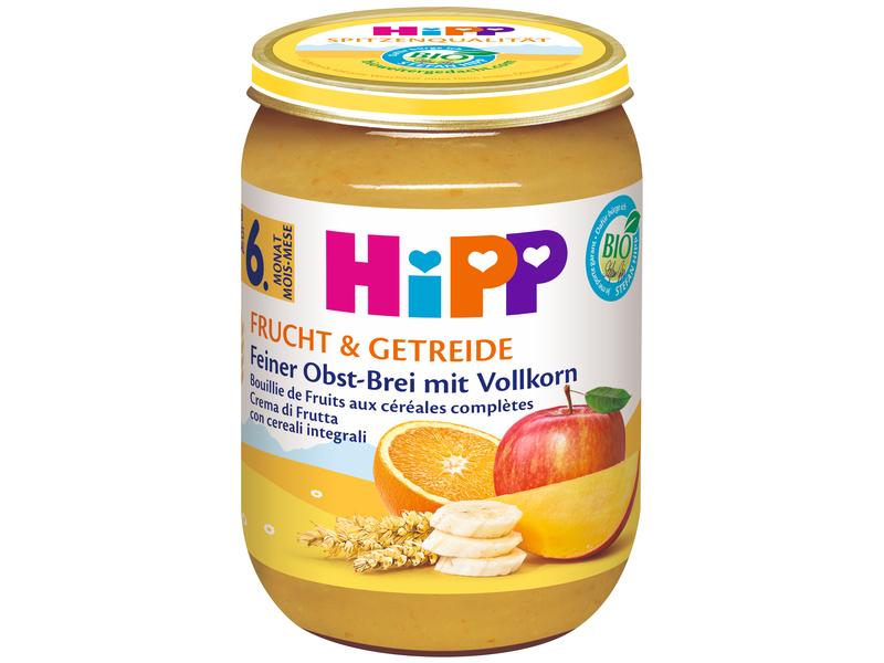 HIPP Früchte Brei mit Vollkorn 190 g Frucht- und Getreide-Brei
