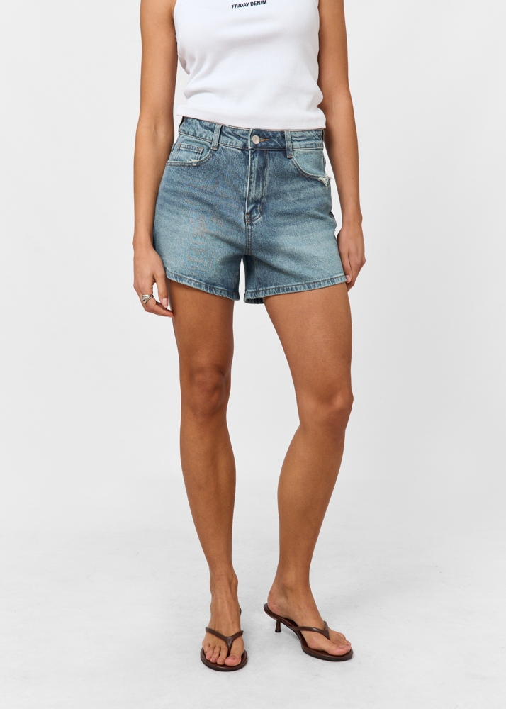 Classic short navy blauw