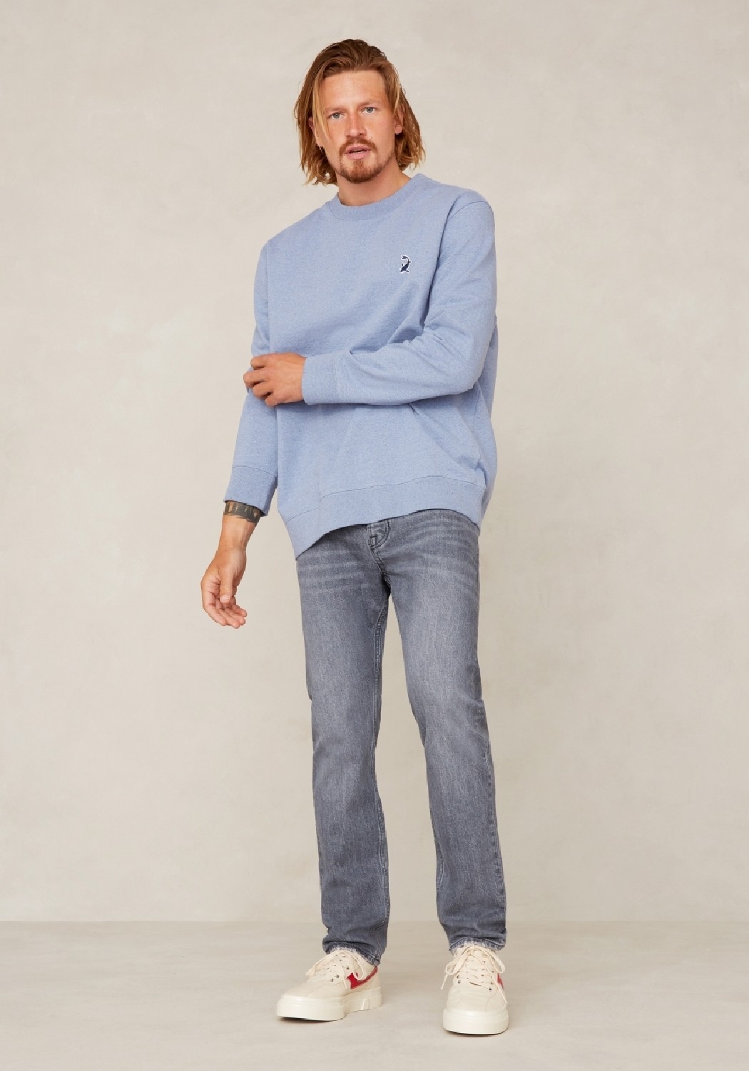 Kings Of Indigo Jeans John Carson Flintstone Grey Worn