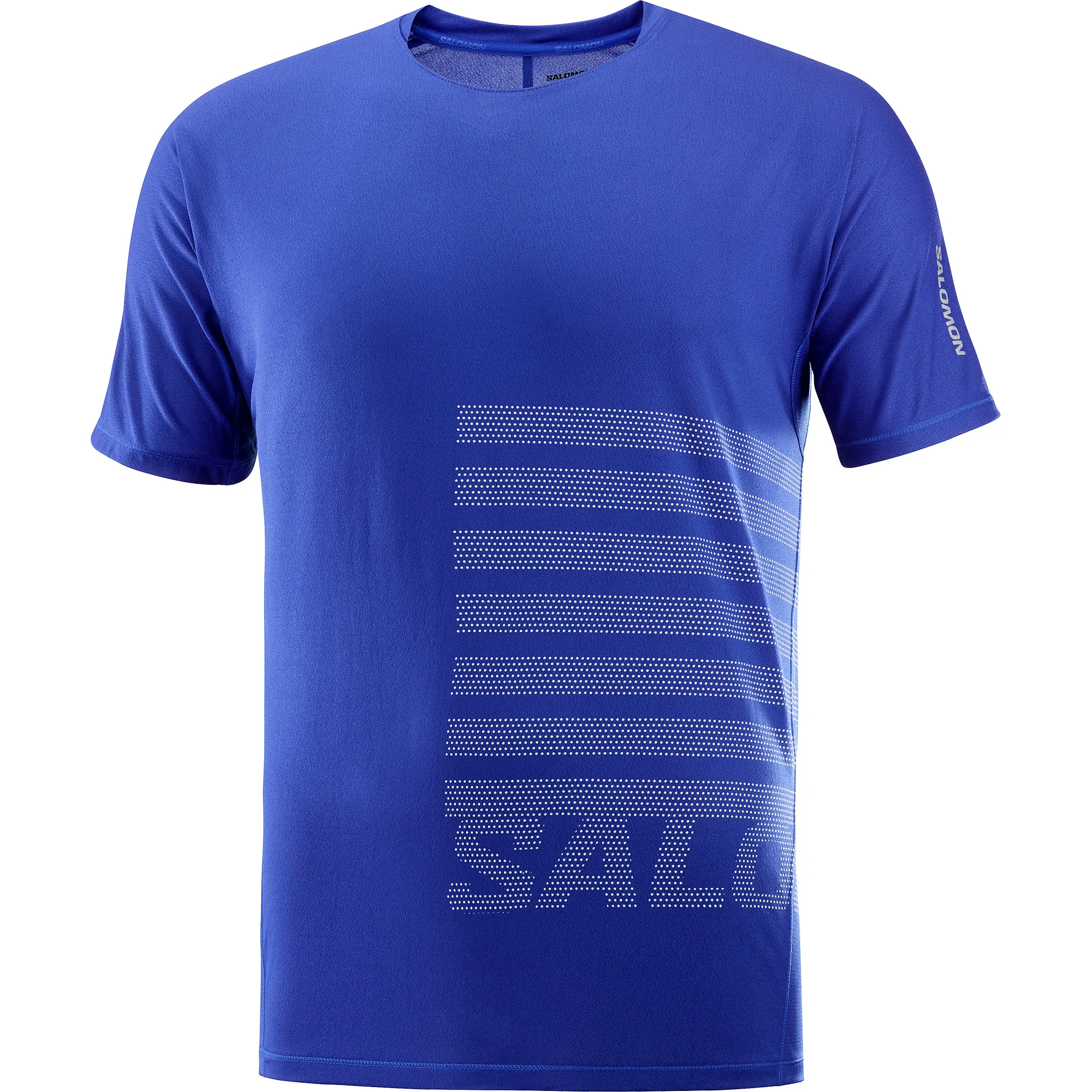 Salomon Sense Aero Ss Tee Gfx M Surf The Web / Rainy Day