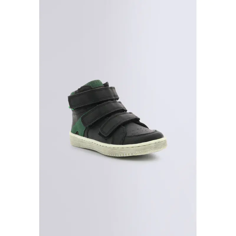 LOHAN NOIR VERT (28-39) SNEAKERS HAUTES Synthétique Garçon