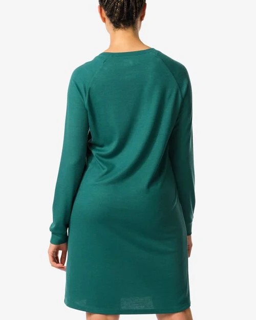 chemise de nuit femme vert foncé
