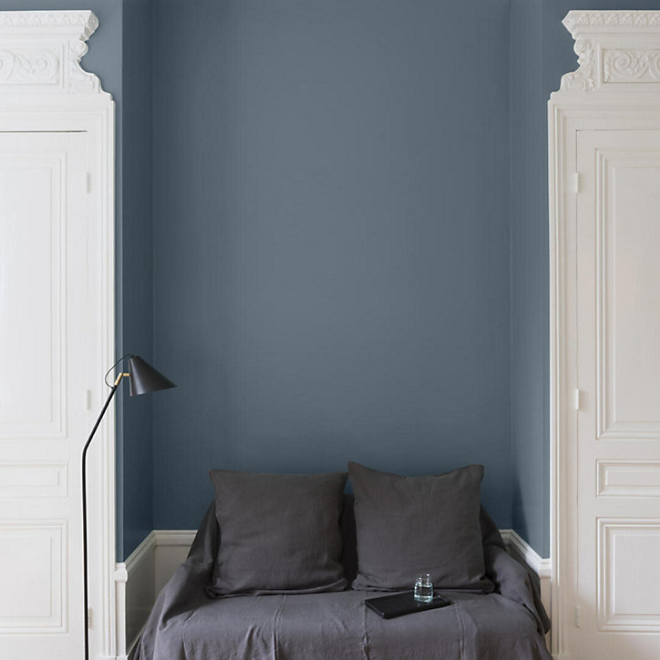 Peinture multisupport murs, plafonds et boiseries Velours de peinture gris de houle Libéron 2,5L