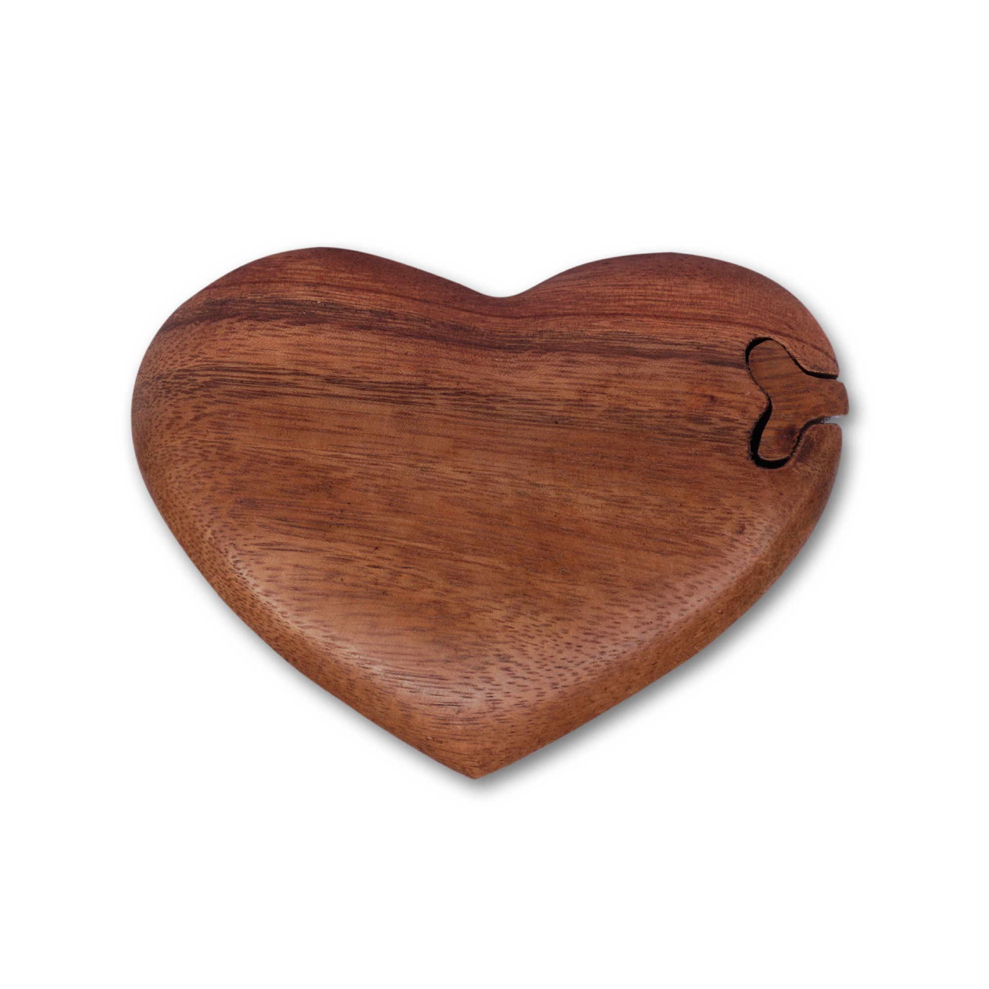 Secret Box 'Heart' , natur, T 11,5 cm, B 9 cm, H 6,5 cm von fischer's lagerhaus