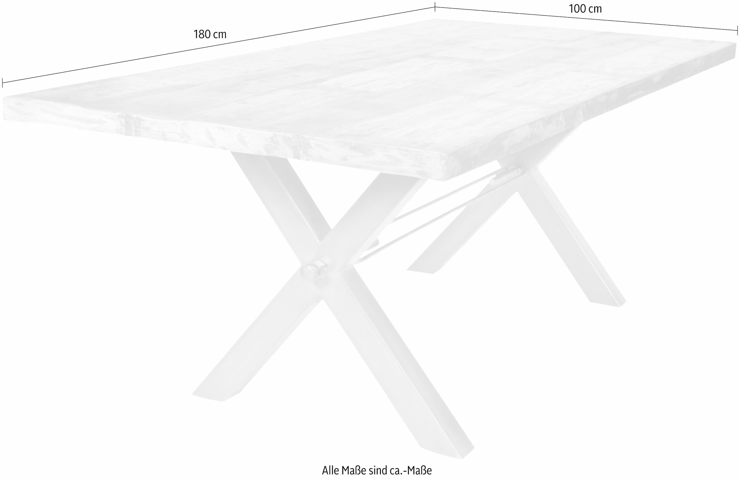 SIT Esstisch »Tops« aus recyceltem Altholz