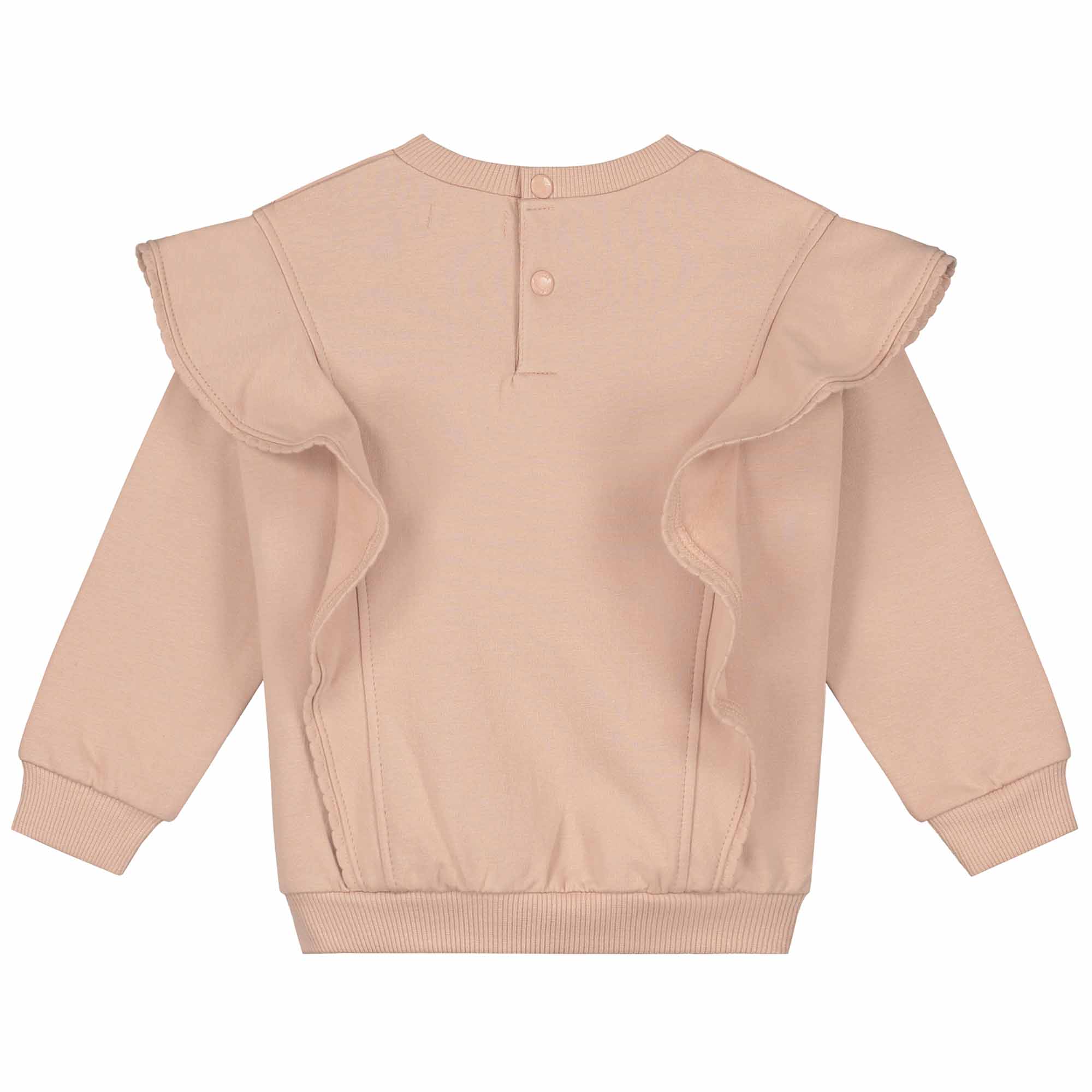 Sweet petit peuter sweater Kiki lange mouwen effen roze