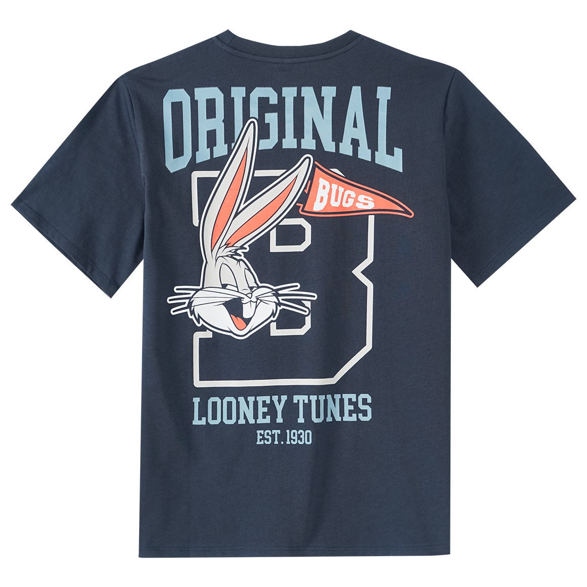 Yigga Looney Tunes T-Shirt mit Rücken-Print dunkelblau