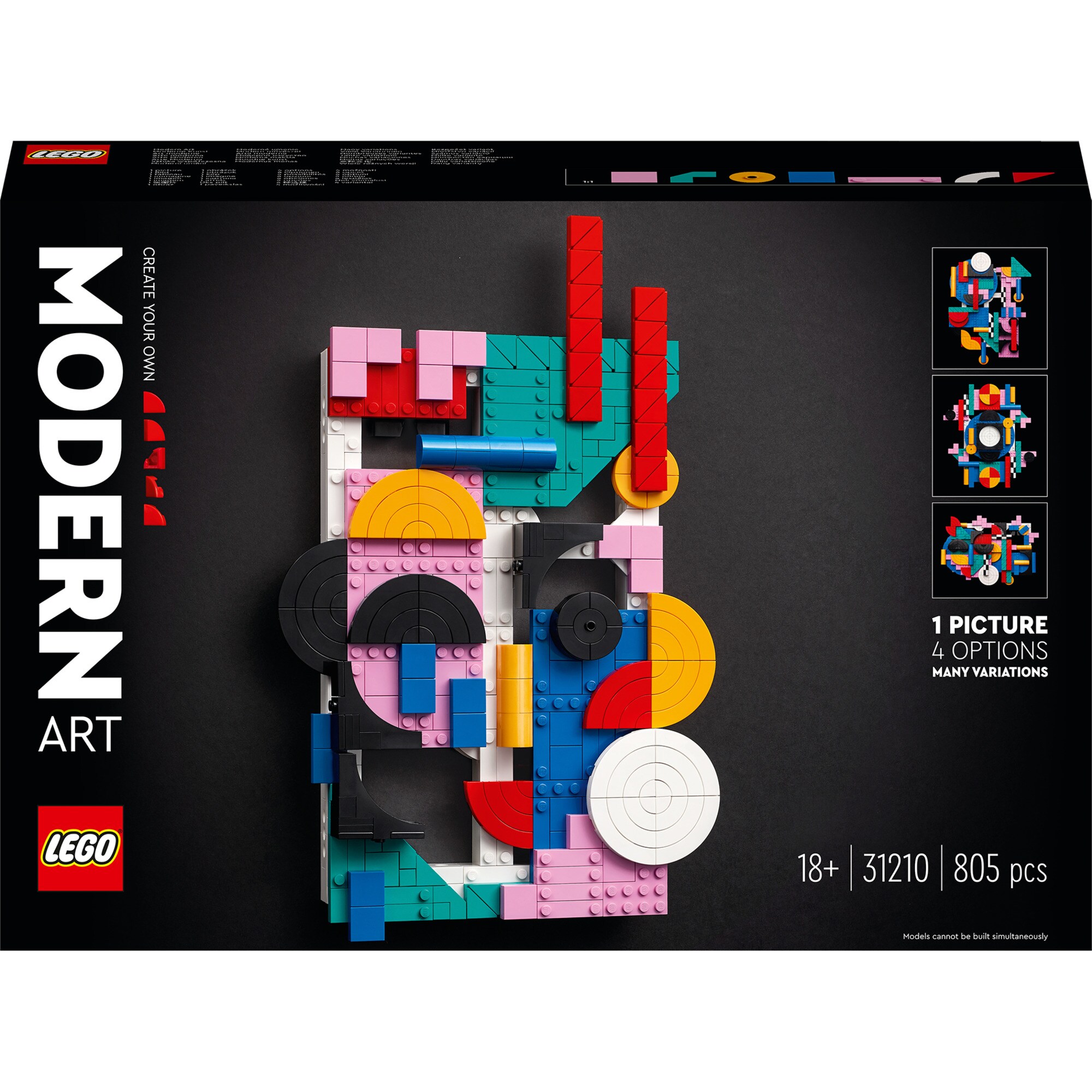 LEGO Konstruktionsspielzeug Art Moderne Kunst