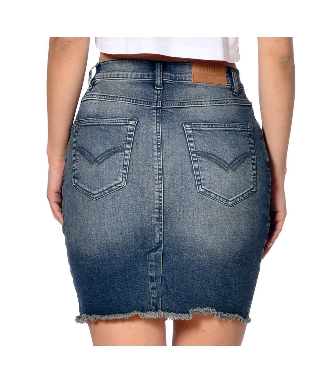 Jupe en jeans Bleu Femme Von Dutch Jane