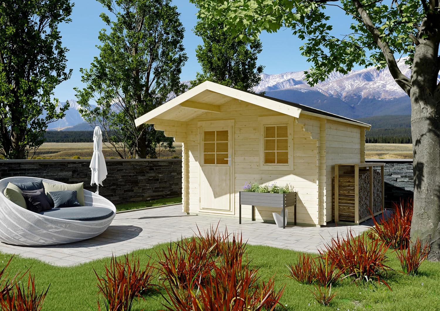 Gartenhaus Aldra I 3,00x2,50 m