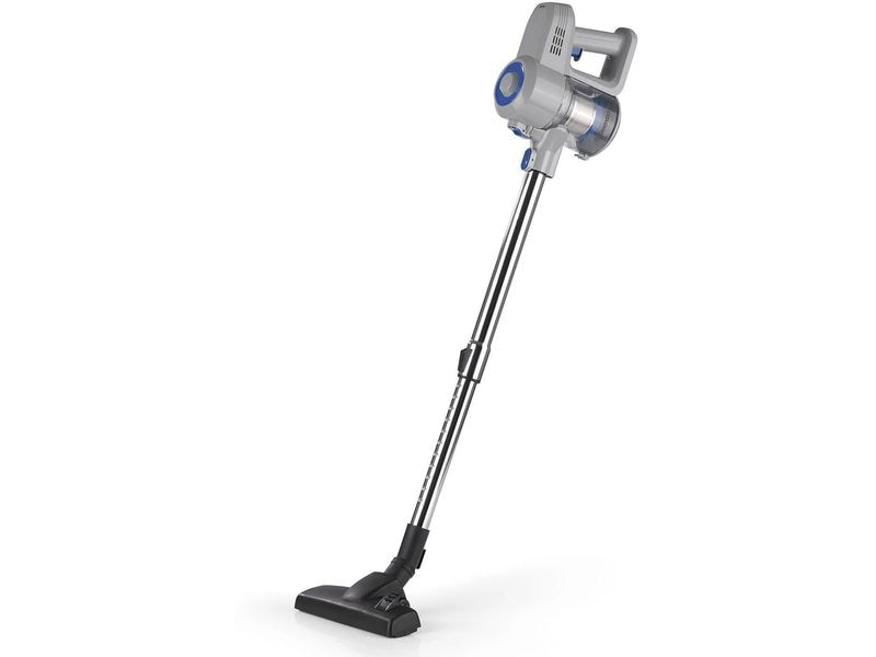 CLEANmaxx Akku-Hand- und Stielsauger Blau/Hellgrau Kompakter Akku Zyklon Staubsauger