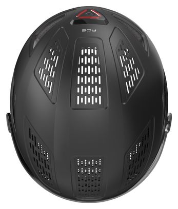 Abus Casque Vélo Hyban 2.0 Ace Velvet Noir M 52-58 Cm