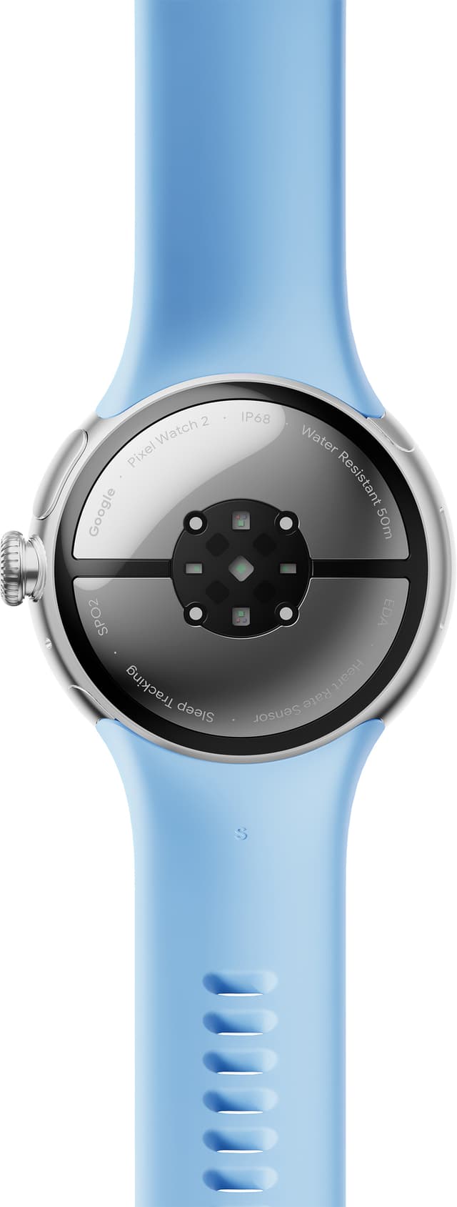 Google Pixel Watch 2 LTE (sølv/himmelblå)