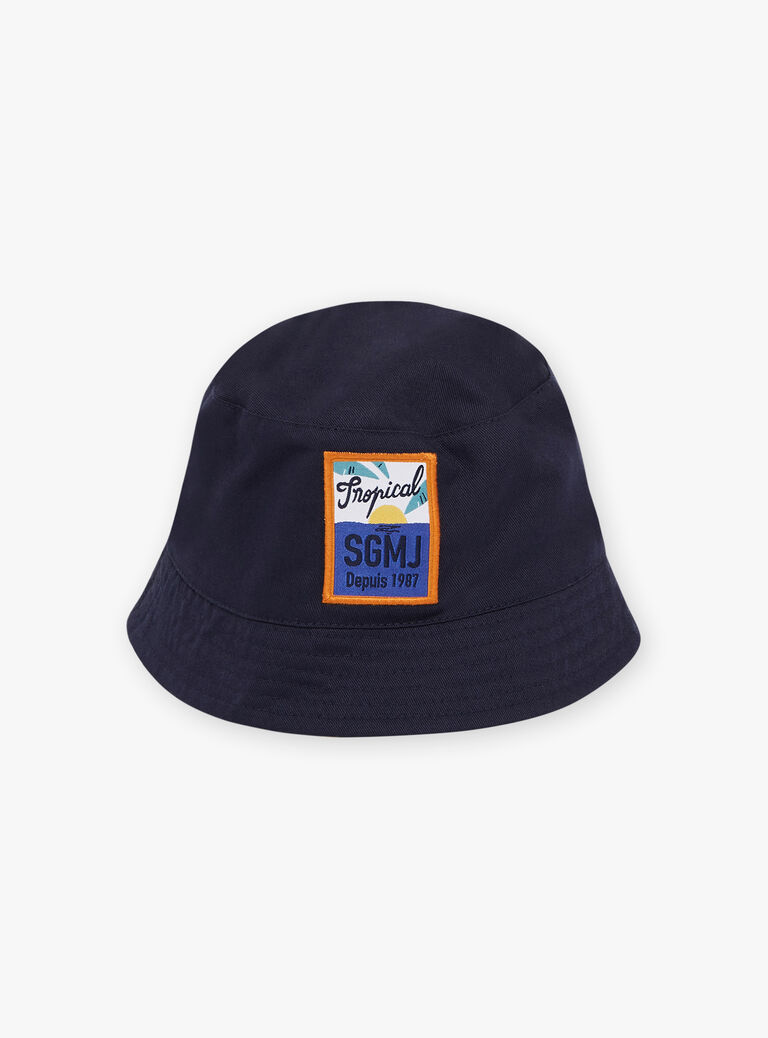 Bob réversible bleu marine