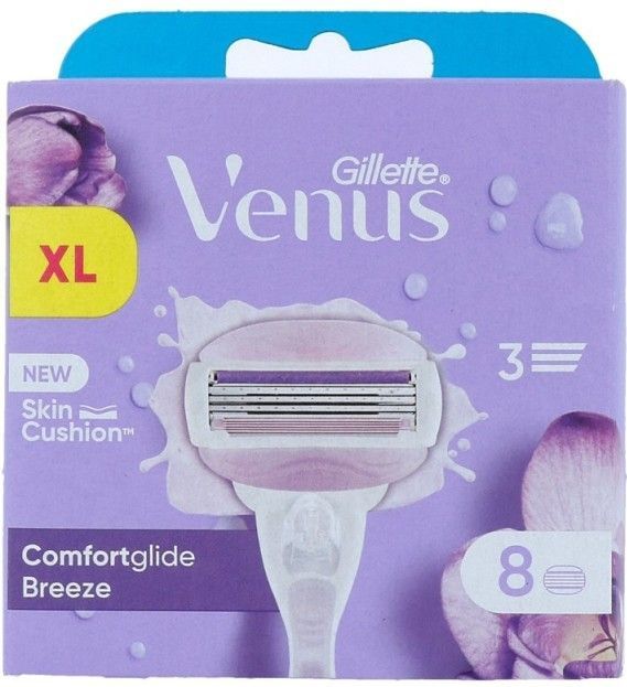 Gillette Venus Comfortglide Breeze Navulmesjes - 8 stuks