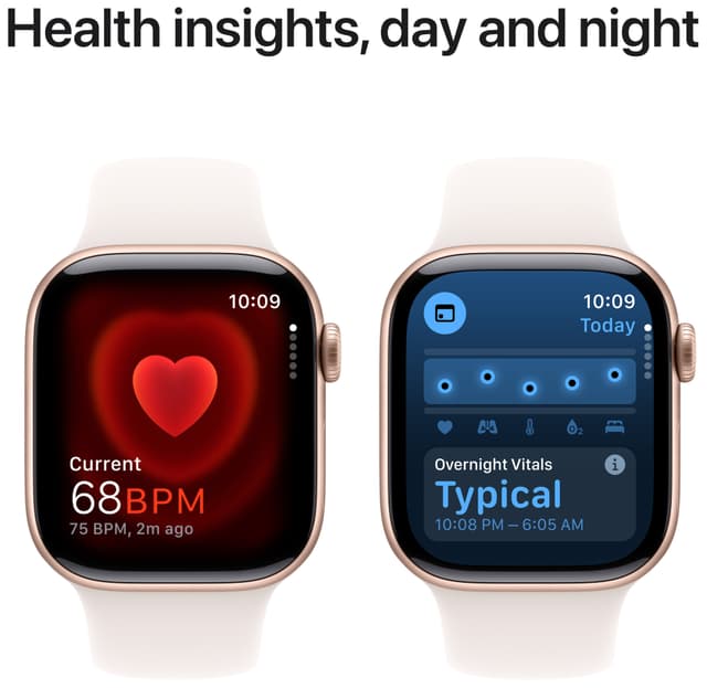 Apple Watch S10 42mm GPS (Rose Gold Alu/Light Blush sportsrem) M/L