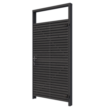 Tuinpoort pakket Andalusië horizontaal zwart