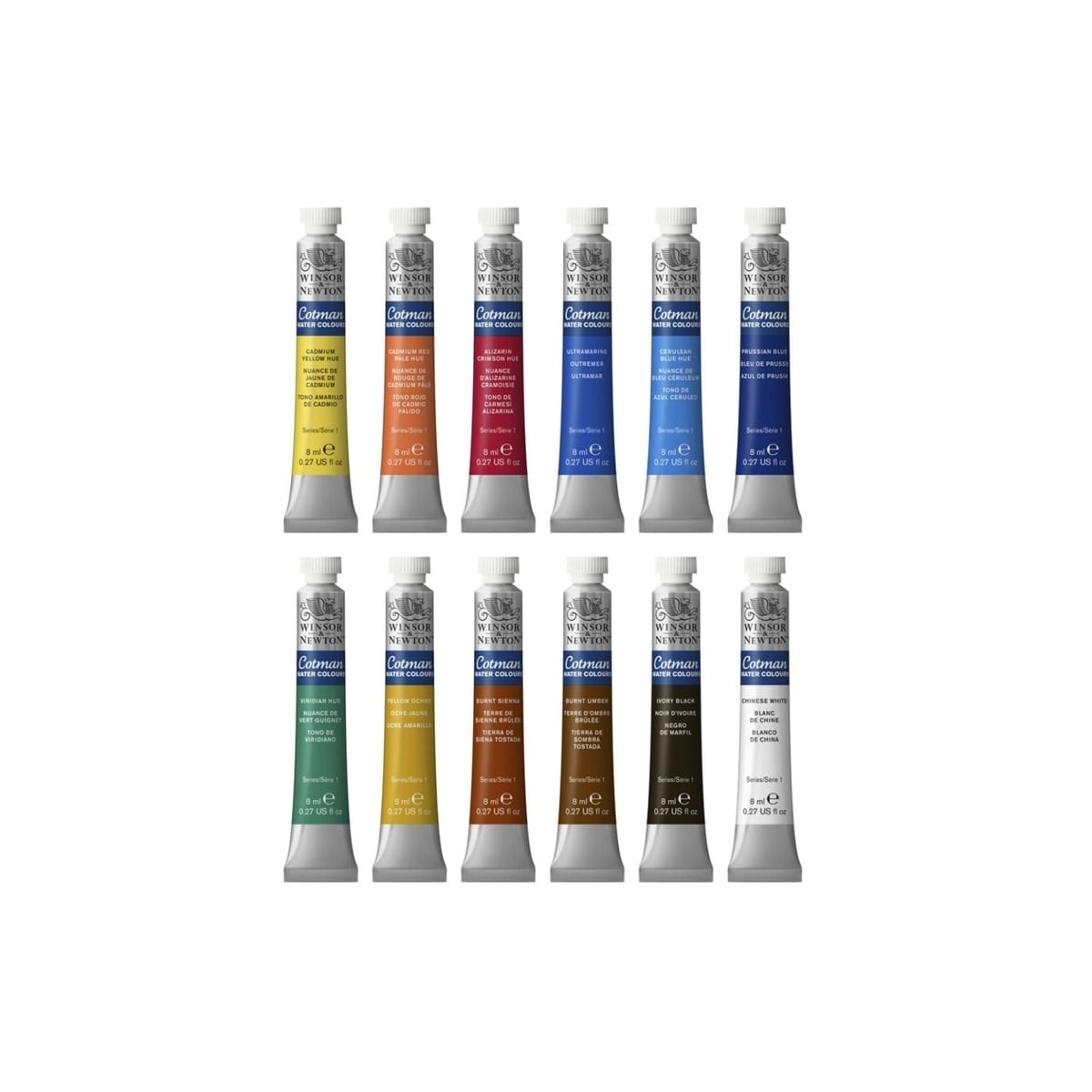 Cotman Water Color Tubset 12x8ml