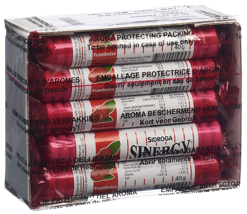 SINERGY Traubenzucker Himbeere 40 g