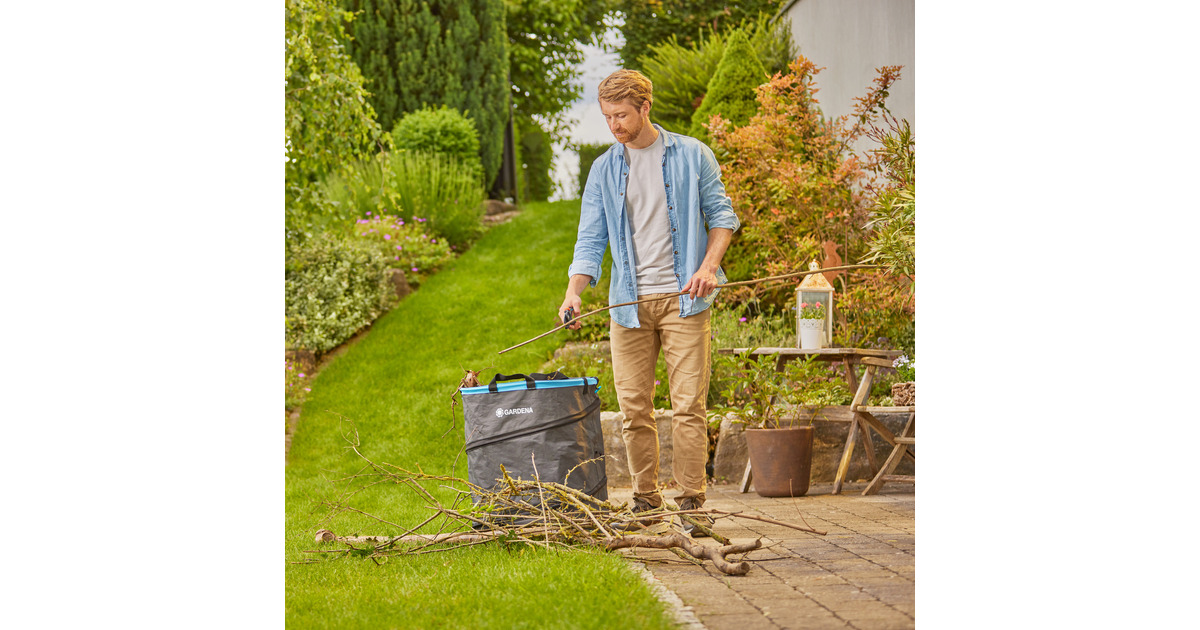 GARDENASnoeischaar PremiumCut Pro​ voor droog hout met aambeeldsnede  (Grijs/turquoise, 24 mm snoeidiameter)