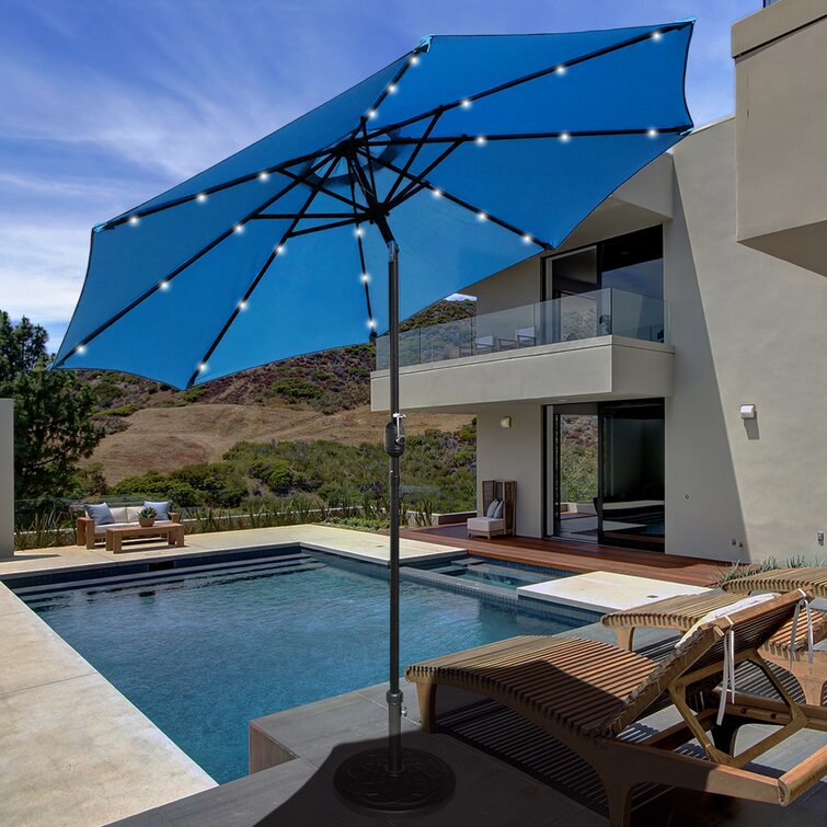 Yolanda 108'' Lighted Market Umbrella