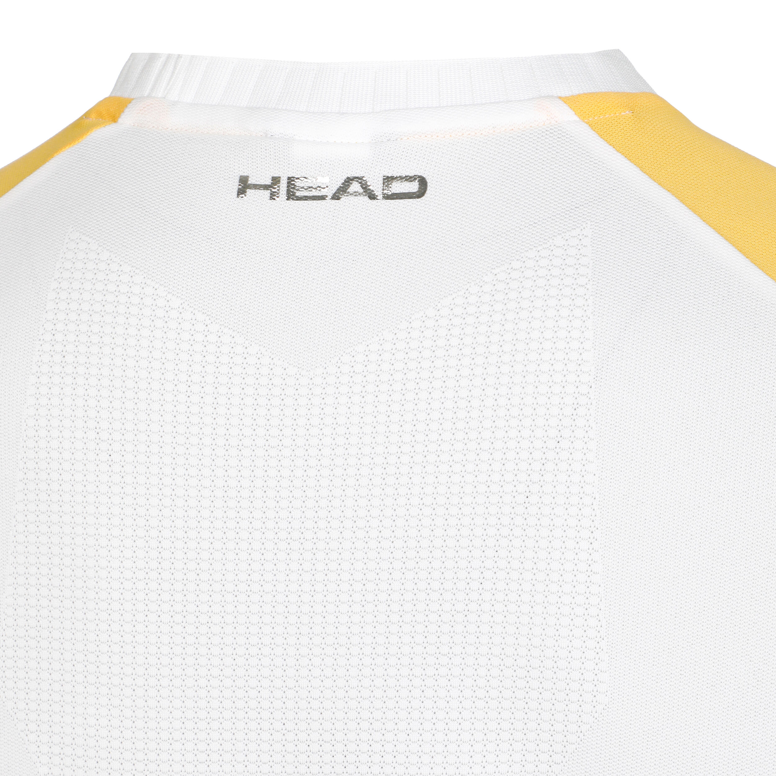 HEAD Performance Mc New York T-shirt Hommes - Blanc , Jaune Doré