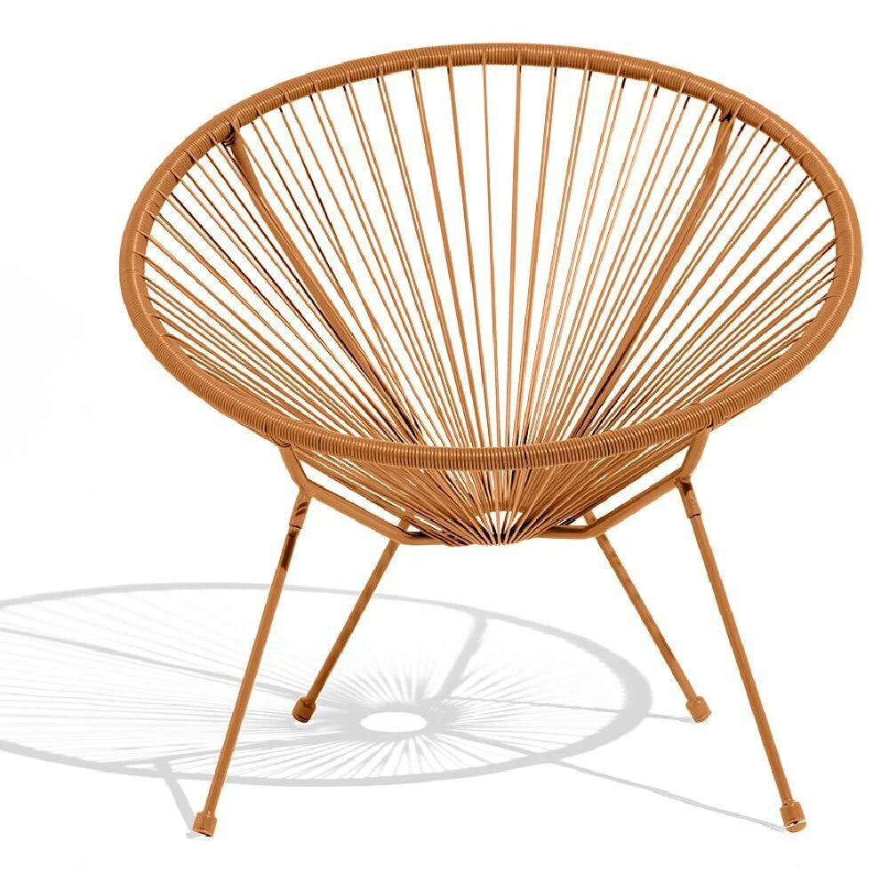 Fauteuil de jardin Urban filaire bleu 85x72xH83cm