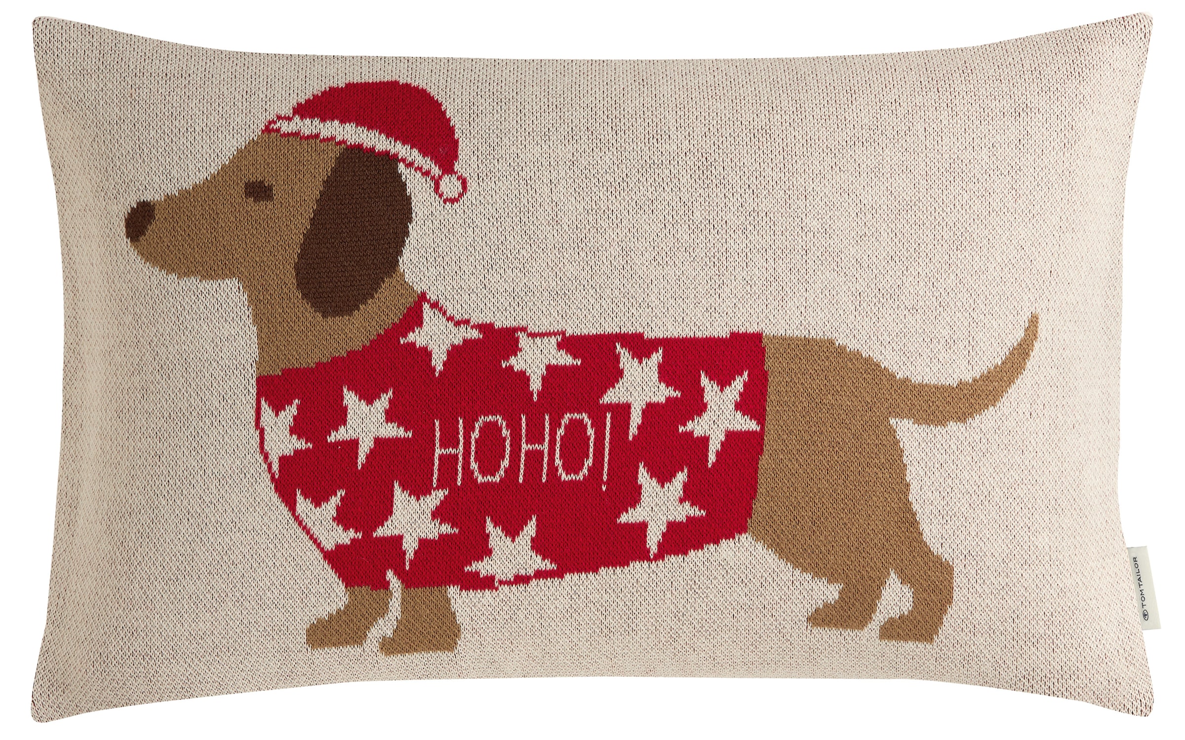 TOM TAILOR HOME Dekokissen »Dachshund« aus Baumwolle