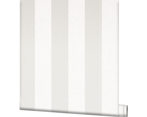 Vliesbehang 82263 Kids Walls strepen taupe wit