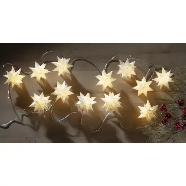 LED-Weihnachtsstern-Lichterkette