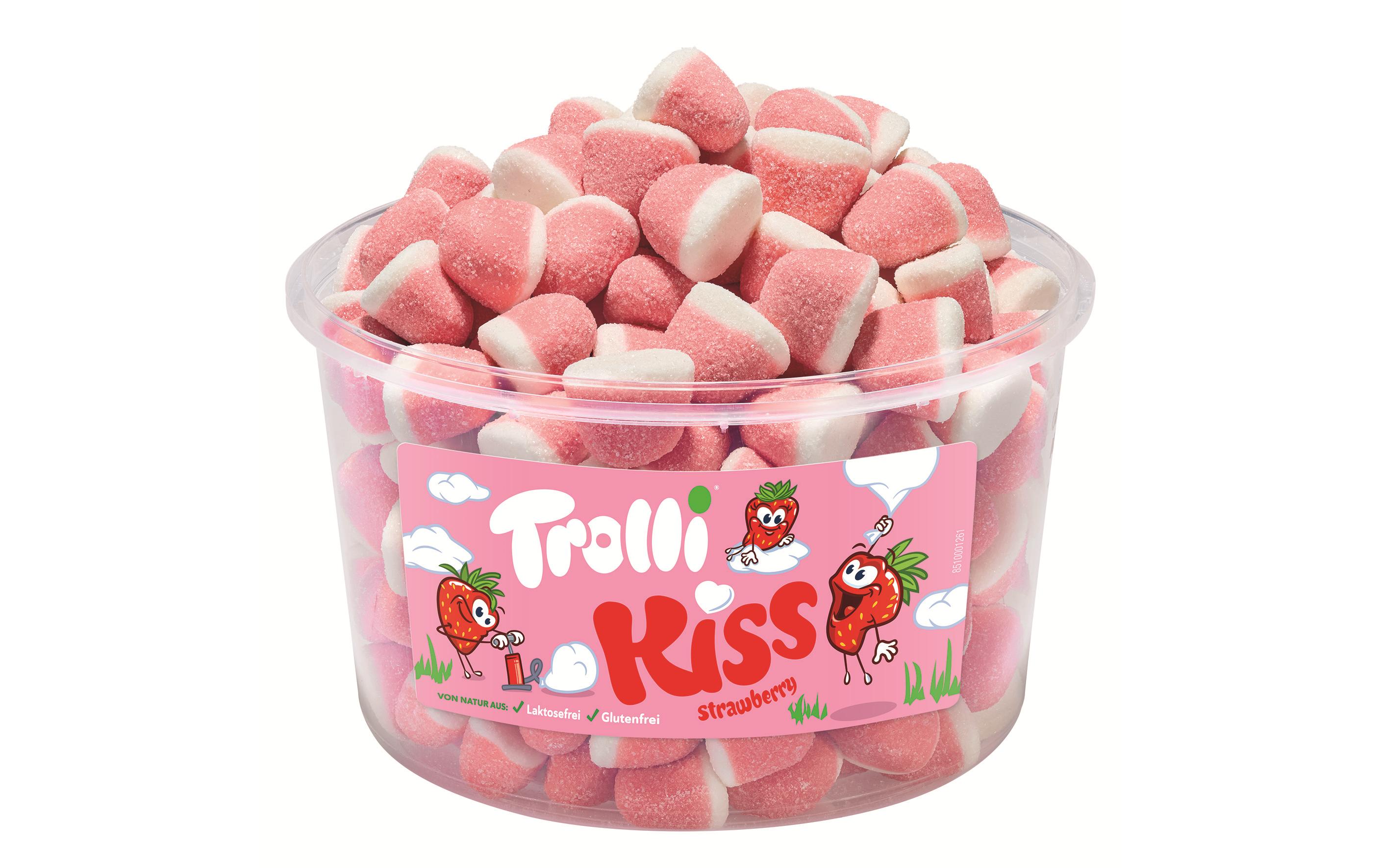 Gummibonbons Kiss Strawberry Dose 975 gGummibonbons