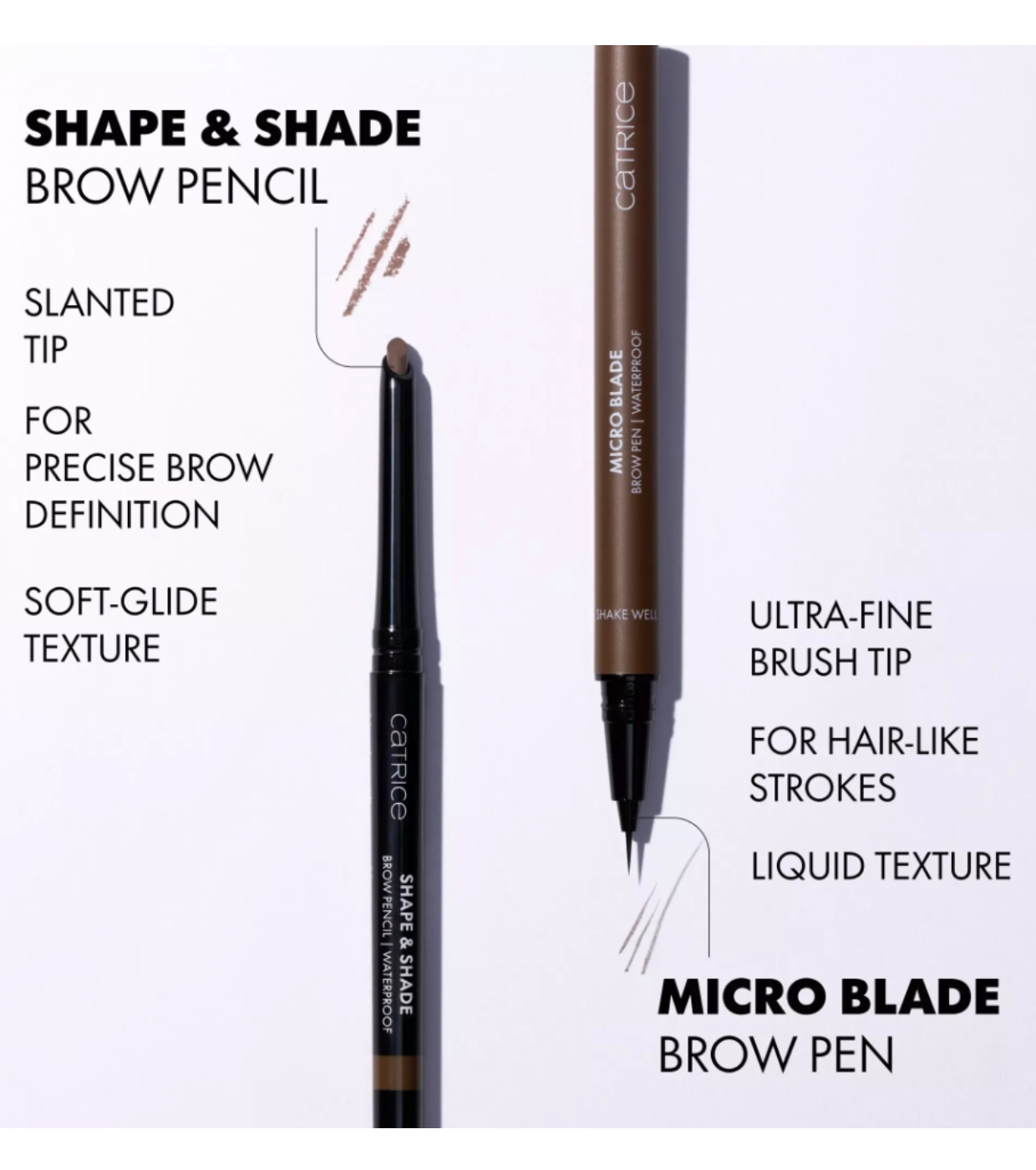 Catrice - Lápis de sobrancelha à prova d'água Micro Blade - 030: True Brown