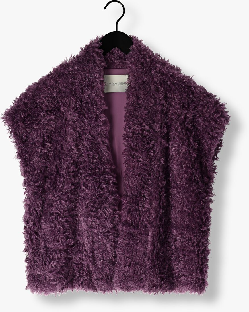 paarse amaya amsterdam gilet bruna