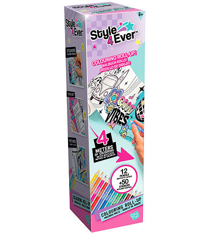 Style 4 Ever Roll-up zum Ausmalen - 4 Meter