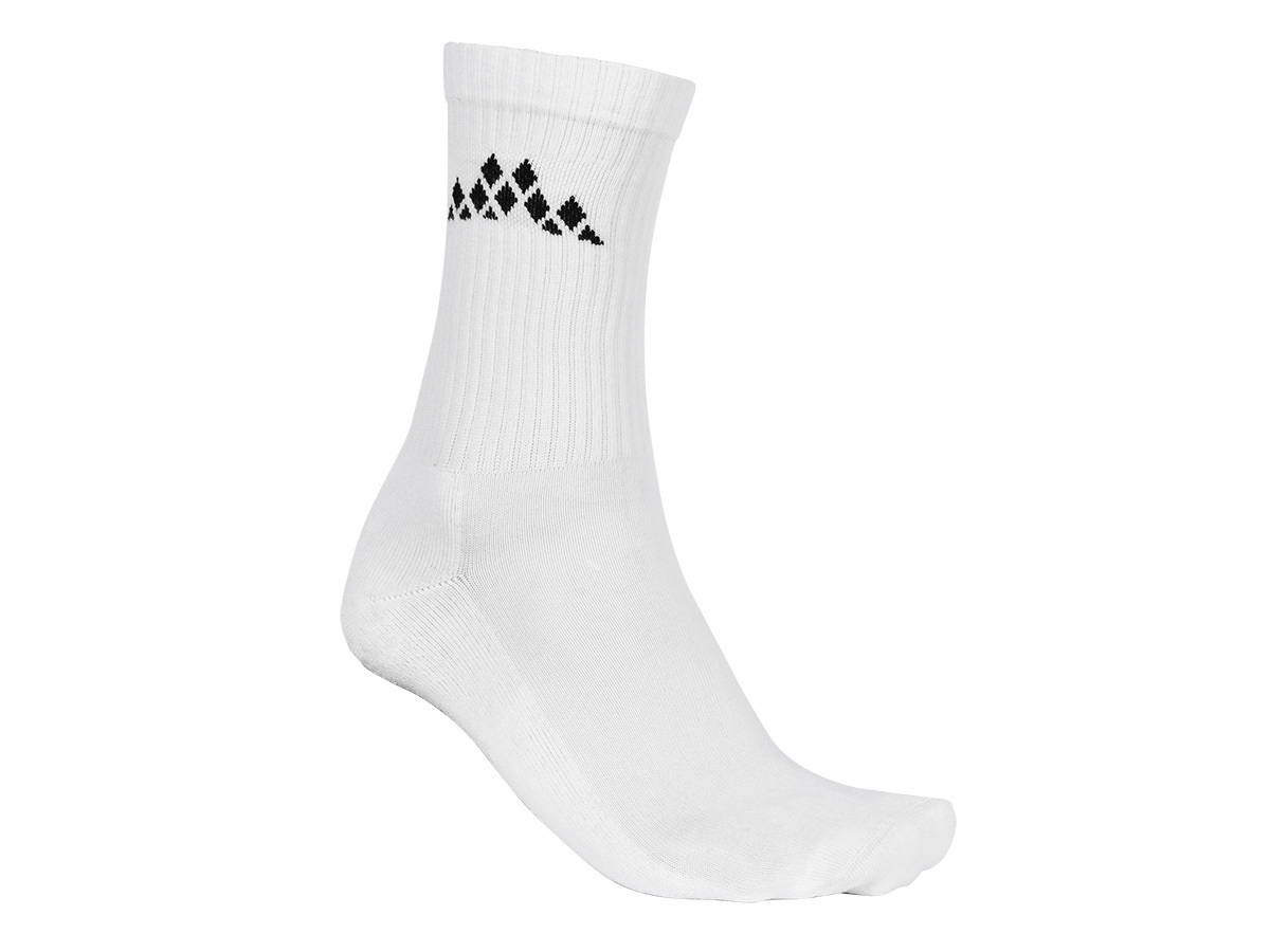 Obelink Basic Sport sokken 3-Pack - White