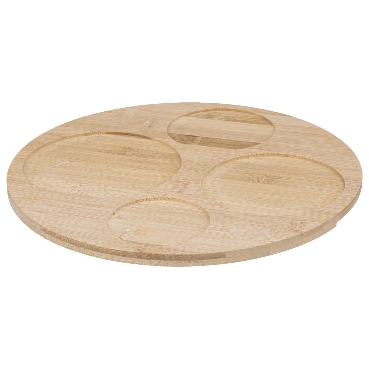SET APERITIF BAMBOU BLANC 5 PIECES