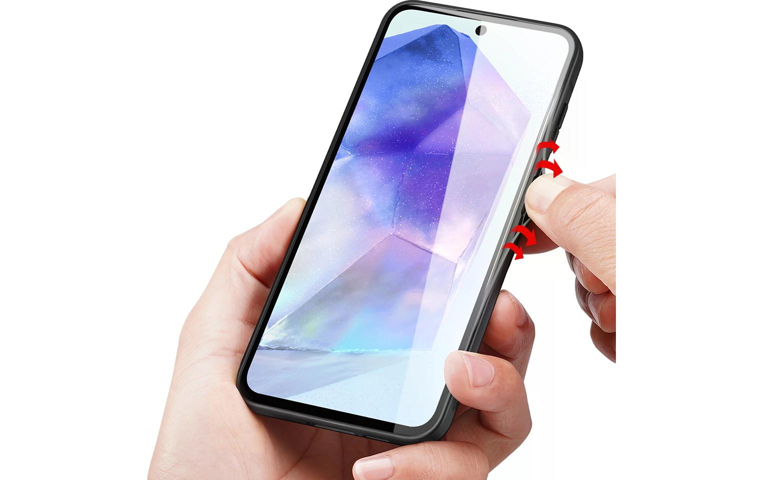 Back Cover StyleShell Nylo Galaxy A55 5G SchwarzSchutzhülle aus TPU für das Samsung Galaxy A55 5G