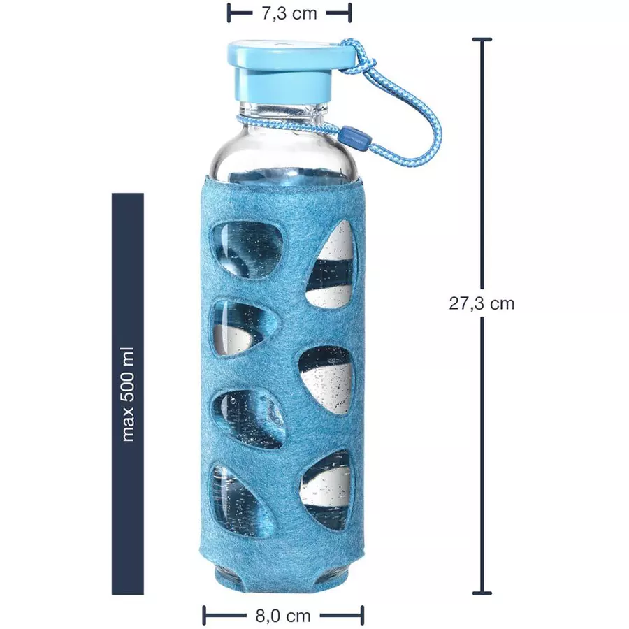 Leonardo Trinkflasche In Giro Style 500 ml blau