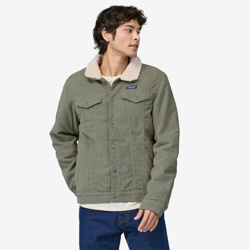 Herren-Truckerjacke mit Fleecefutter
