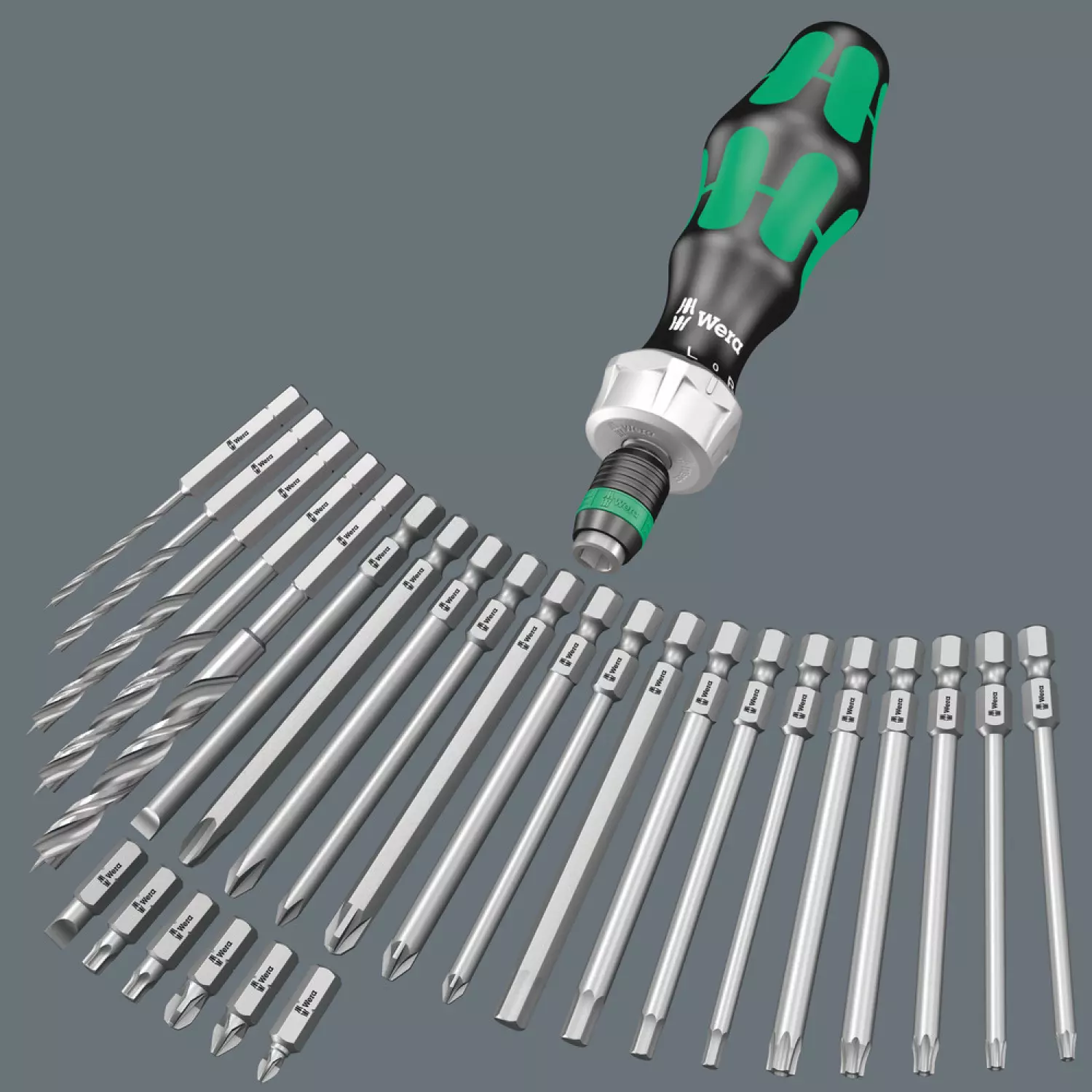 Wera 05135939001 41-Delige Kraftform Kompakt H1 Hout gereedschapset in Etui