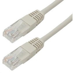 MCL Cat5E, U/UTP, 2m câble de réseau Gris U/UTP (UTP)