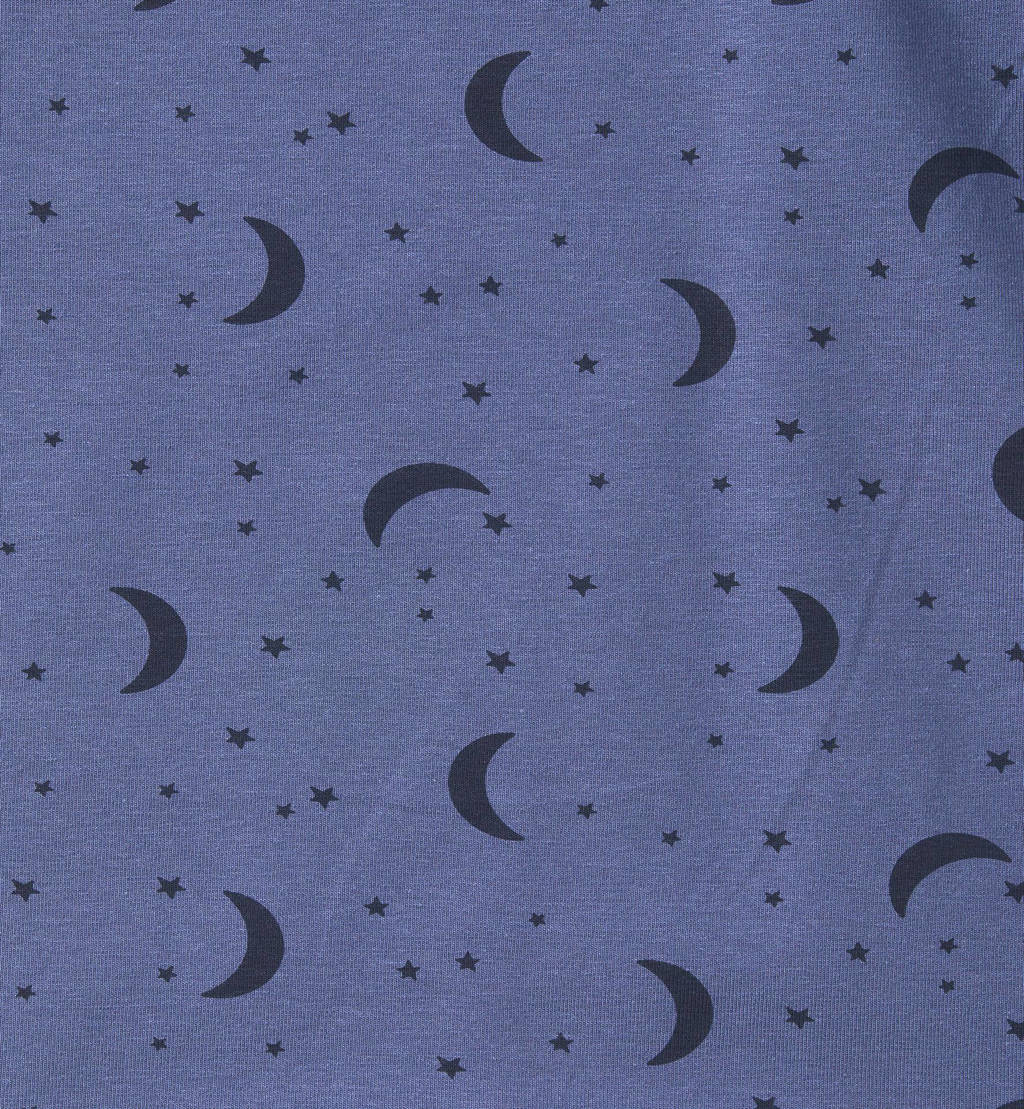 Little Label pyjama met all over print blauw/donkerblauw
