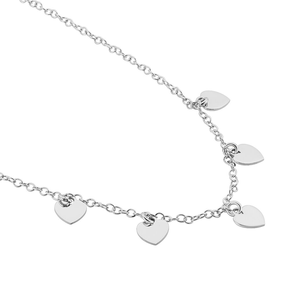 Collier Maryline Argent Blanc