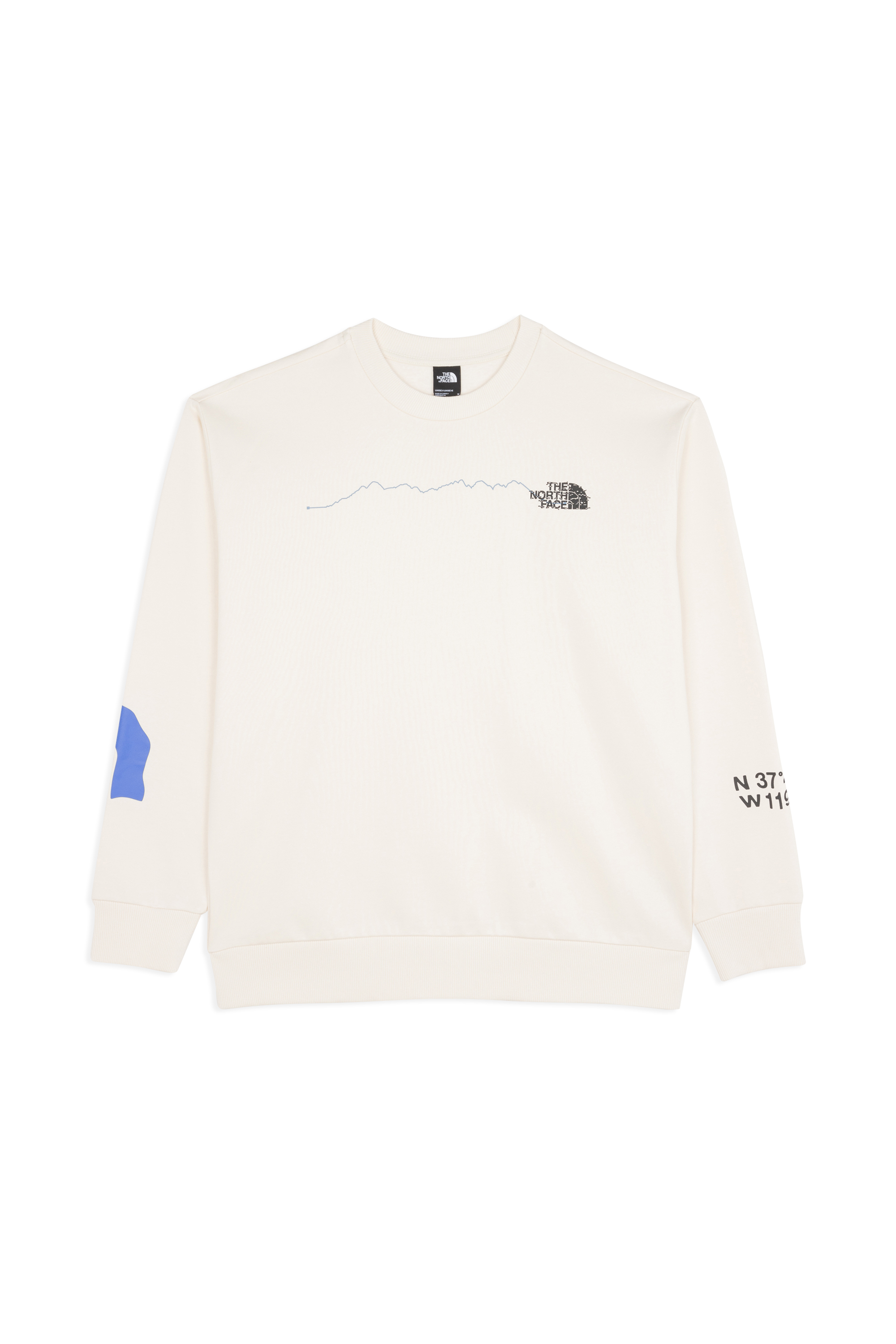 THE NORTH FACE Sweatshirt GRAPHIC CREW Blanc