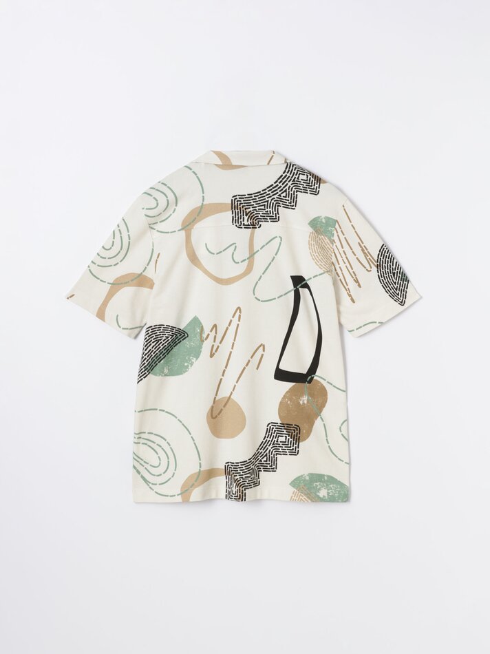 Camisa rústica - Branco-sujo