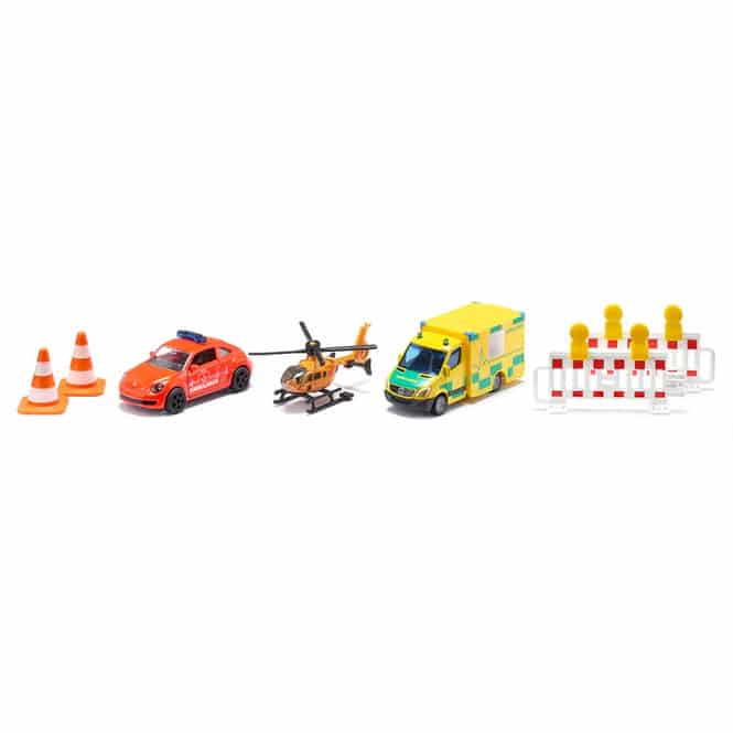 Siku 6332 - Geschenkset Rettung - Rettungsfahrzeuge mit Zubehör